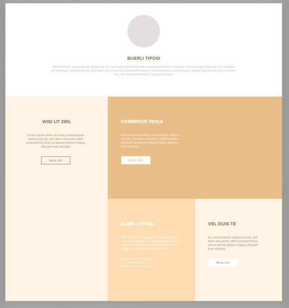News and updates section mockup